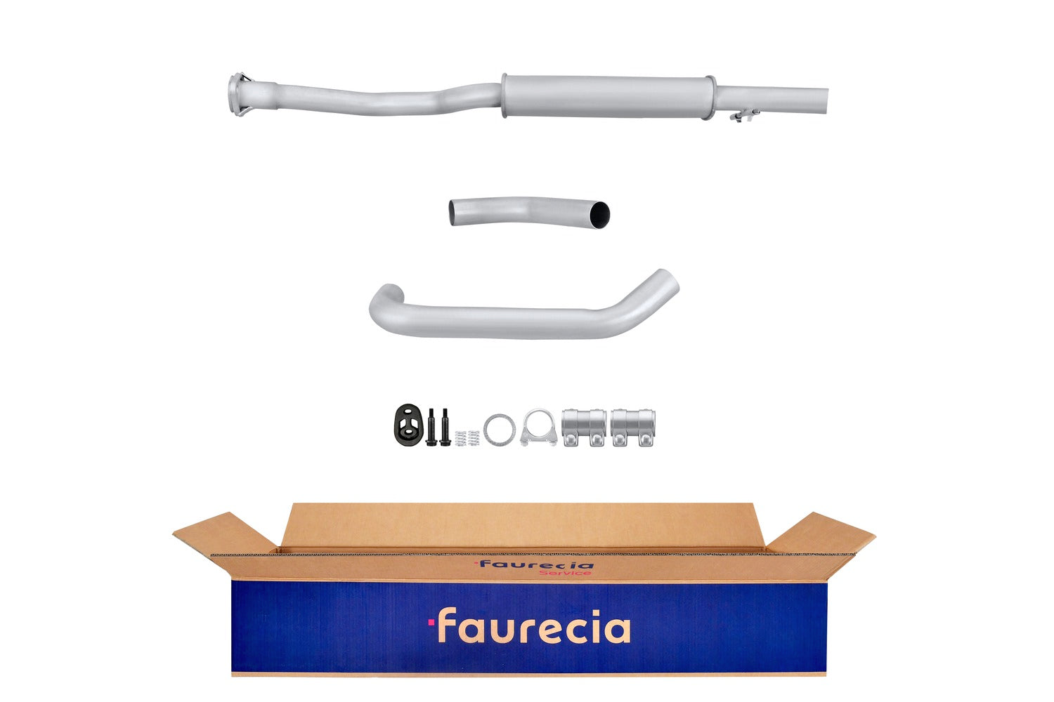 FAURECIA 8LC 366 024-331 Centre Muffler – Easy2Fit® Kit – fits LADA SAMARA