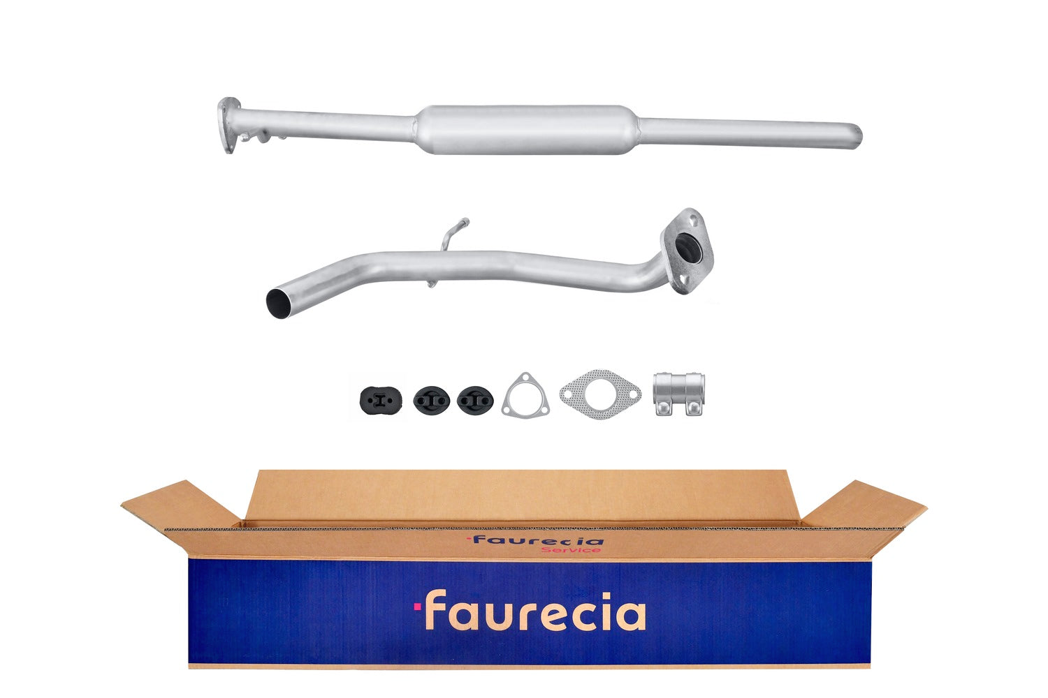 FAURECIA 8LB 366 021-351 Front Muffler – Easy2Fit® Kit – fits PEUGEOT 505